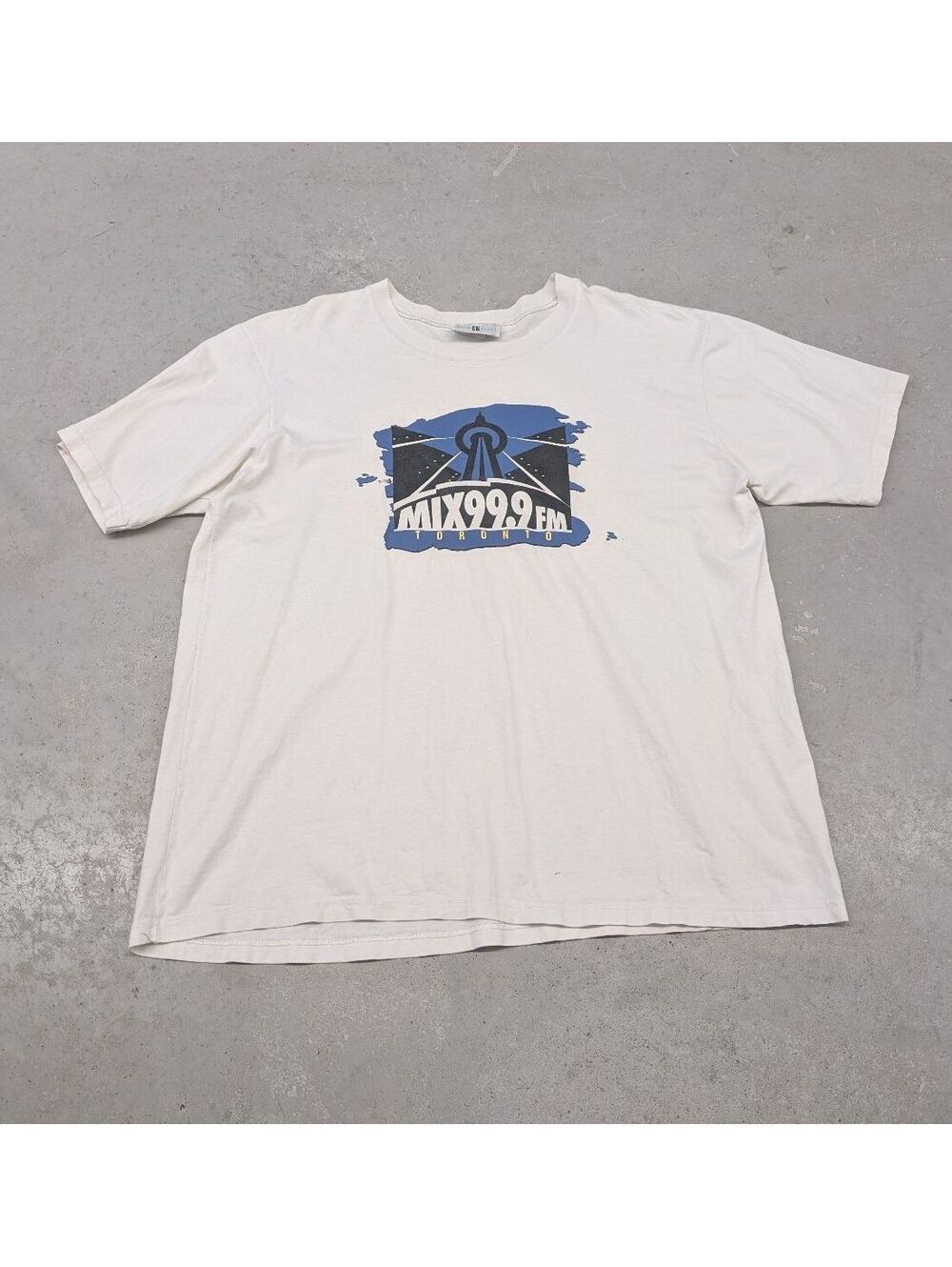 Vintage 90s 99.9 Mix FM Virgin Radio Promo T-shirt